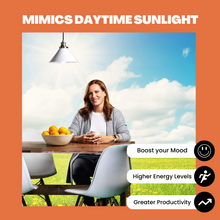 Load image into Gallery viewer, NorbSMILE A19 Sunlike Full Spectrum Bulb (11W)