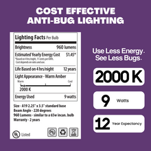 Load image into Gallery viewer, NorbBUG LITE A19 Outdoor Bug-Reducing Light Bulb