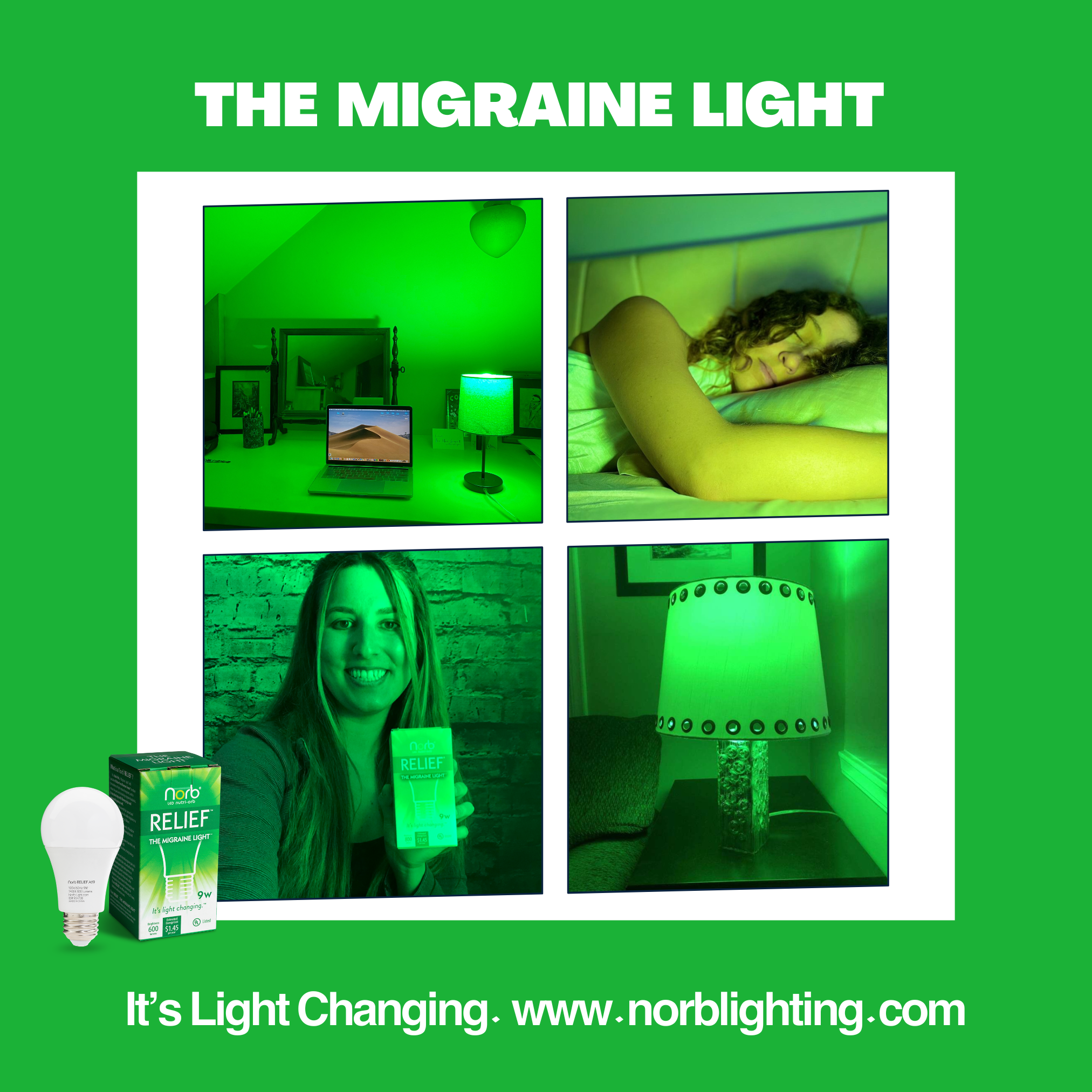 Relief - Migraine Relief Green Light Therapy