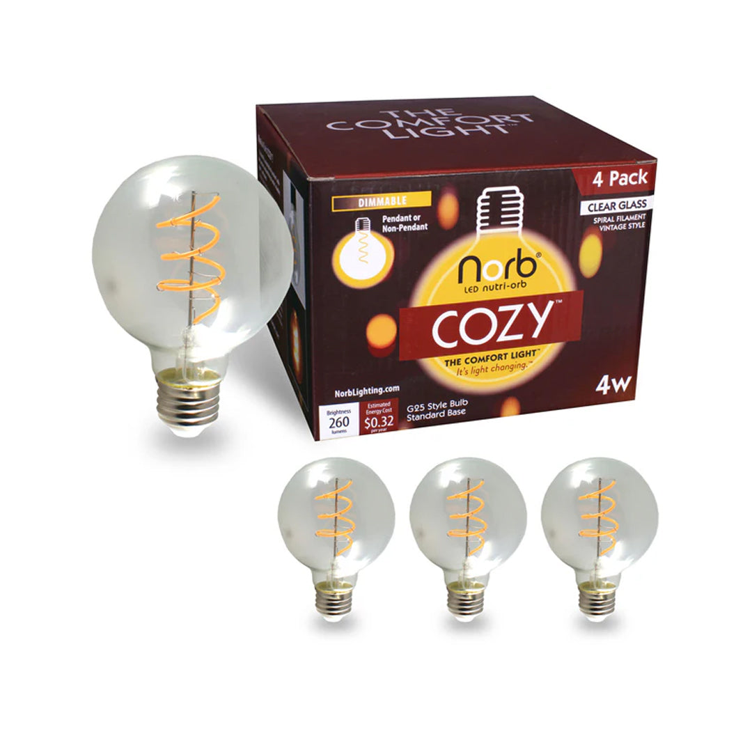 Cozy Medium Globe - 4-Pack