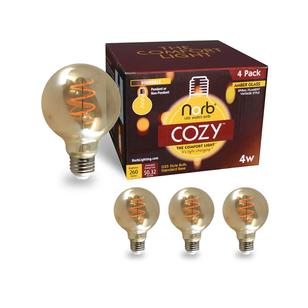 Cozy Medium Globe - 4-Pack