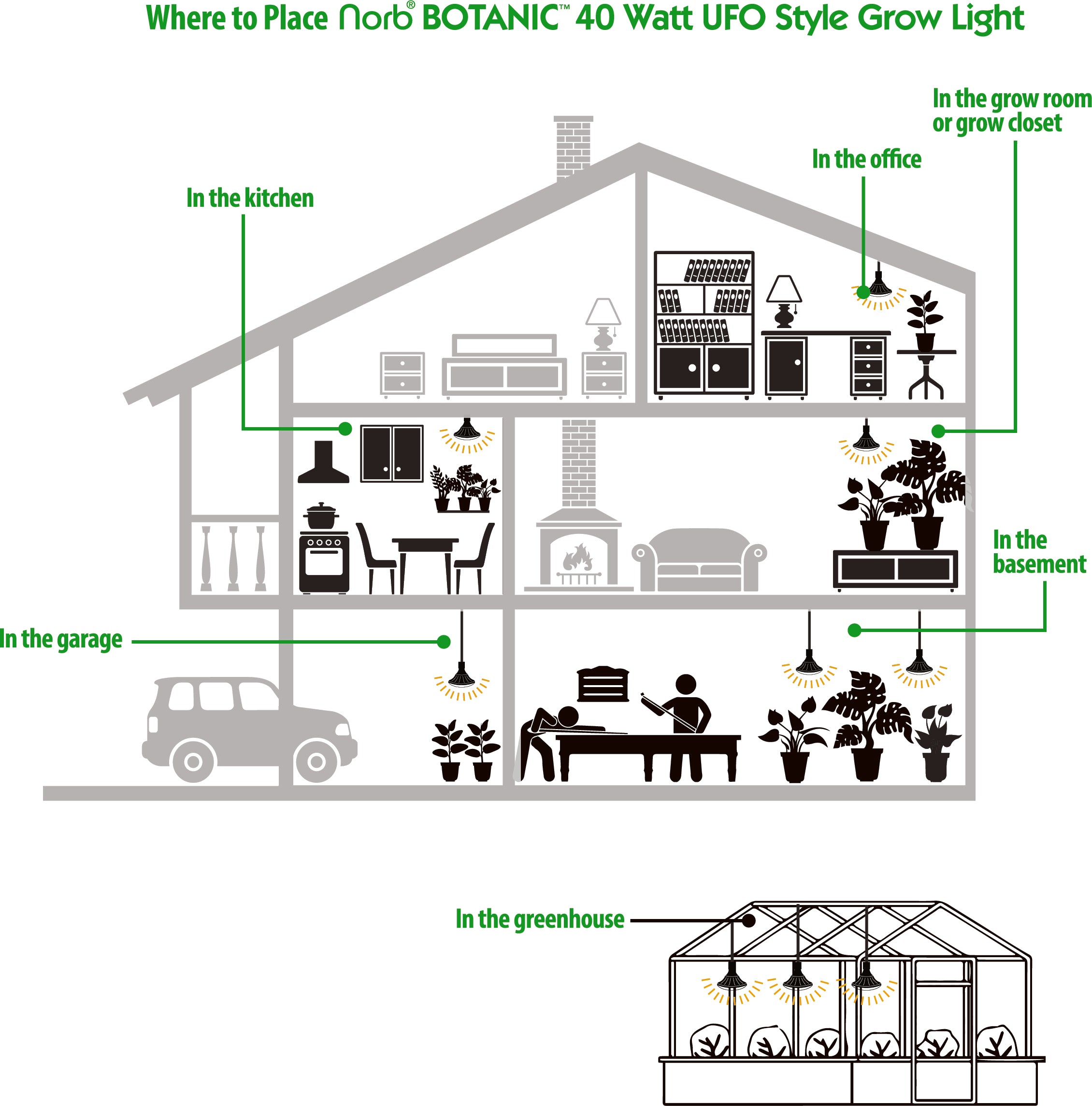 Botanic Grow Light - Large Scale