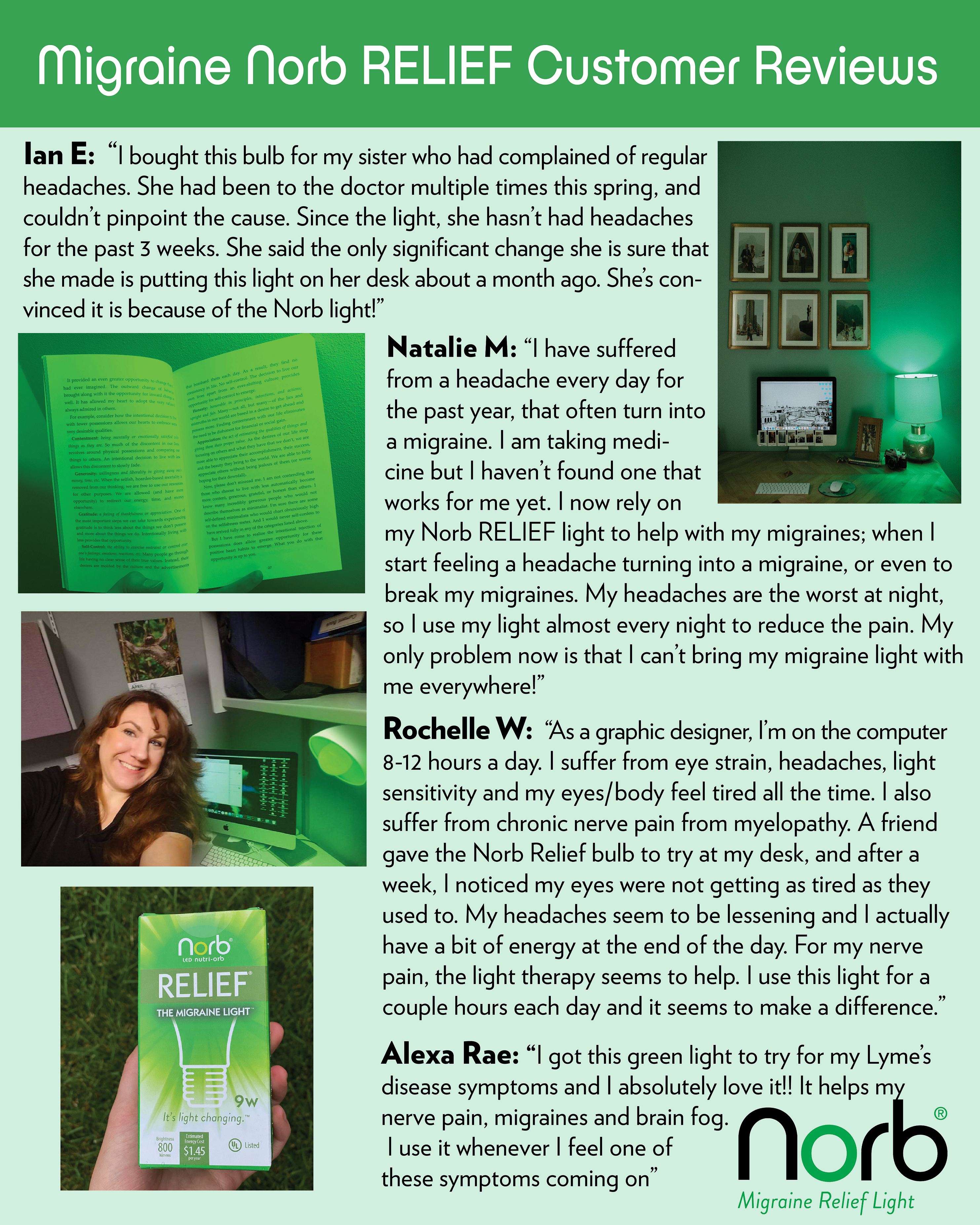 Relief - Migraine Relief Green Light Therapy