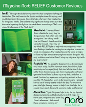 Load image into Gallery viewer, NorbRELIEF A19 Migraine Relief Green Light Therapy