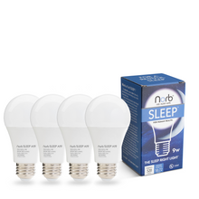 Load image into Gallery viewer, NorbSLEEP A19 Low Blue Sleep Light Bulb (9W)