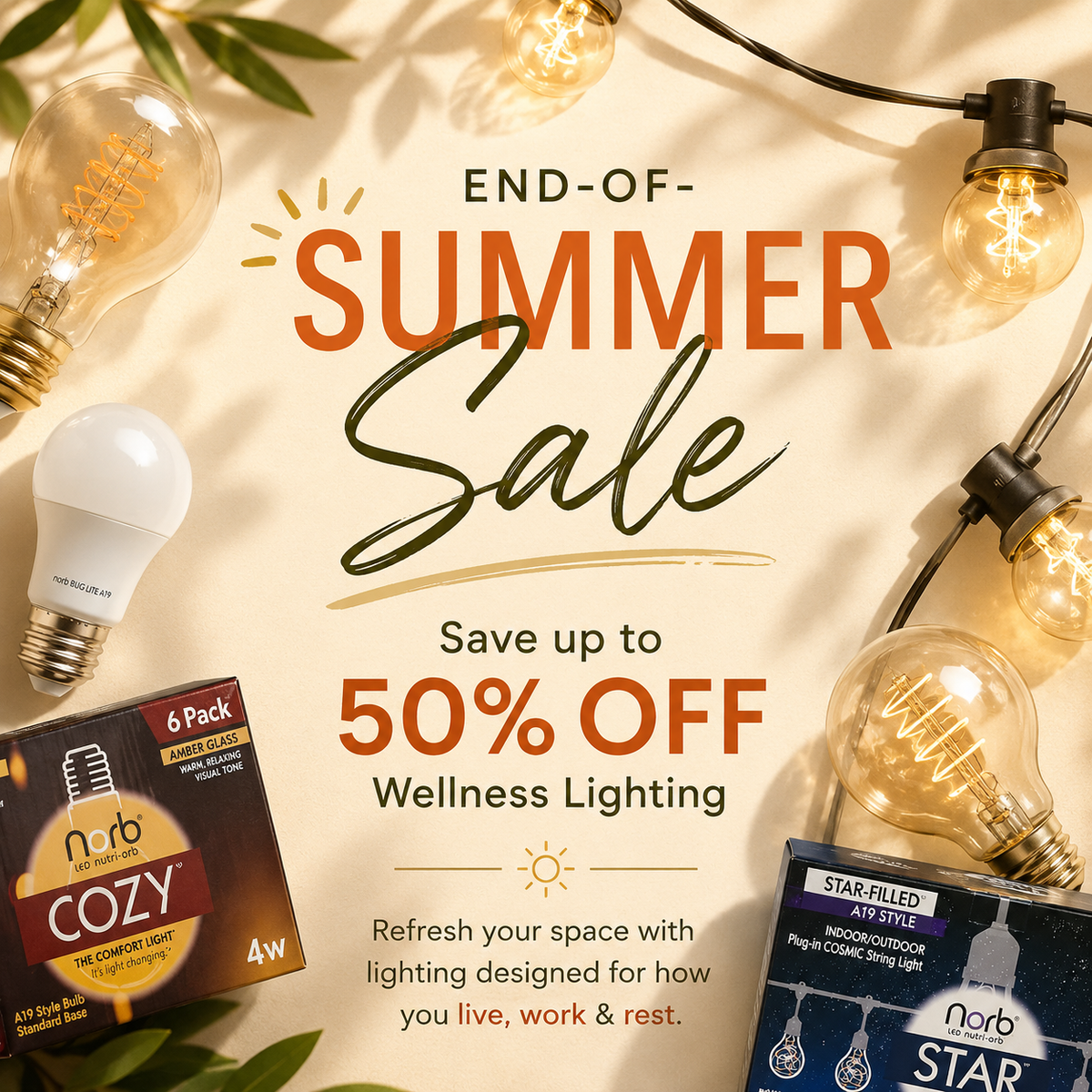 End-of-Summer Sale 2026: Light Better Into the Season Ahead