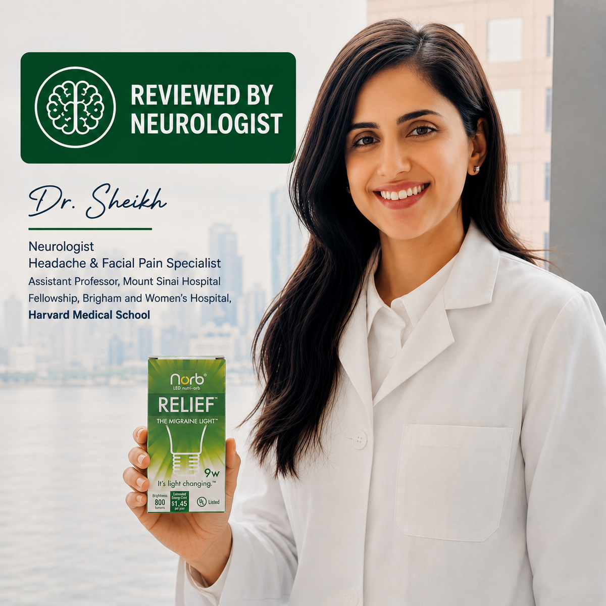 NorbRELIEF Is Now Professionally Reviewed by Neurologist Dr. Sheikh