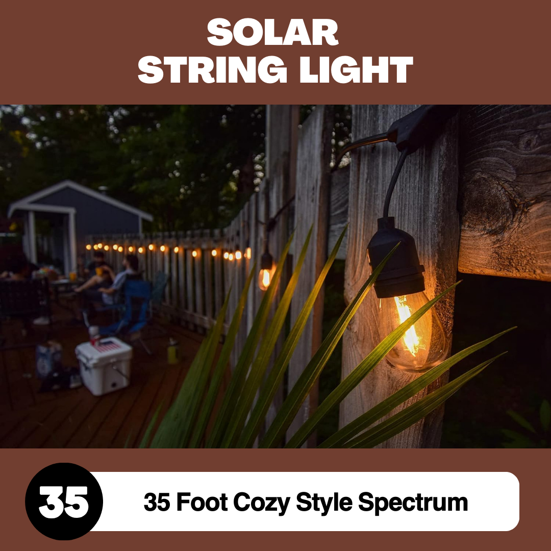 Solar String Lights - 35-Foot