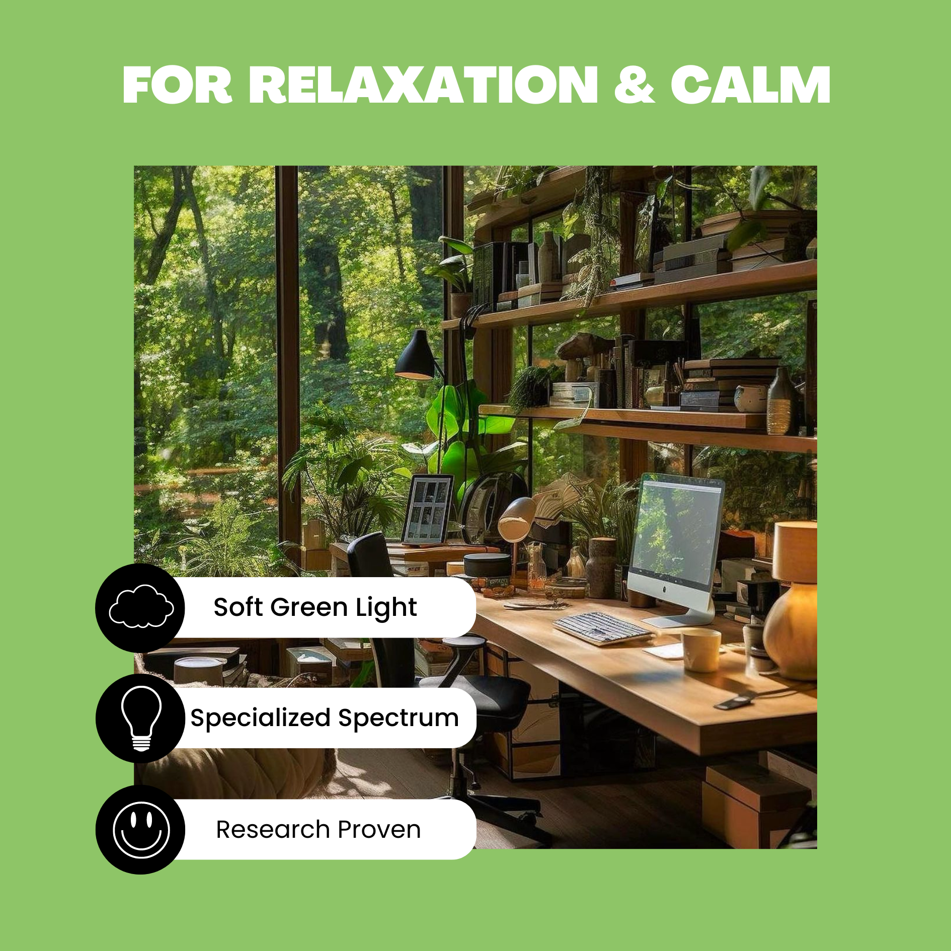 Relief Leaf - Soft Green Light Relaxation