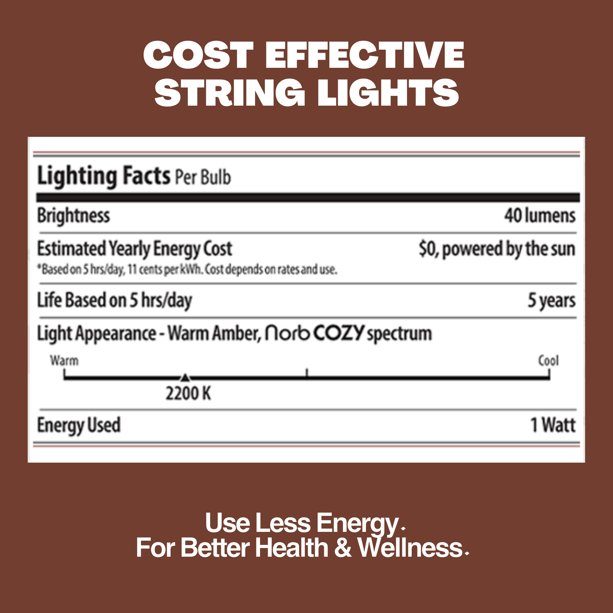 Solar String Lights - 35-Foot