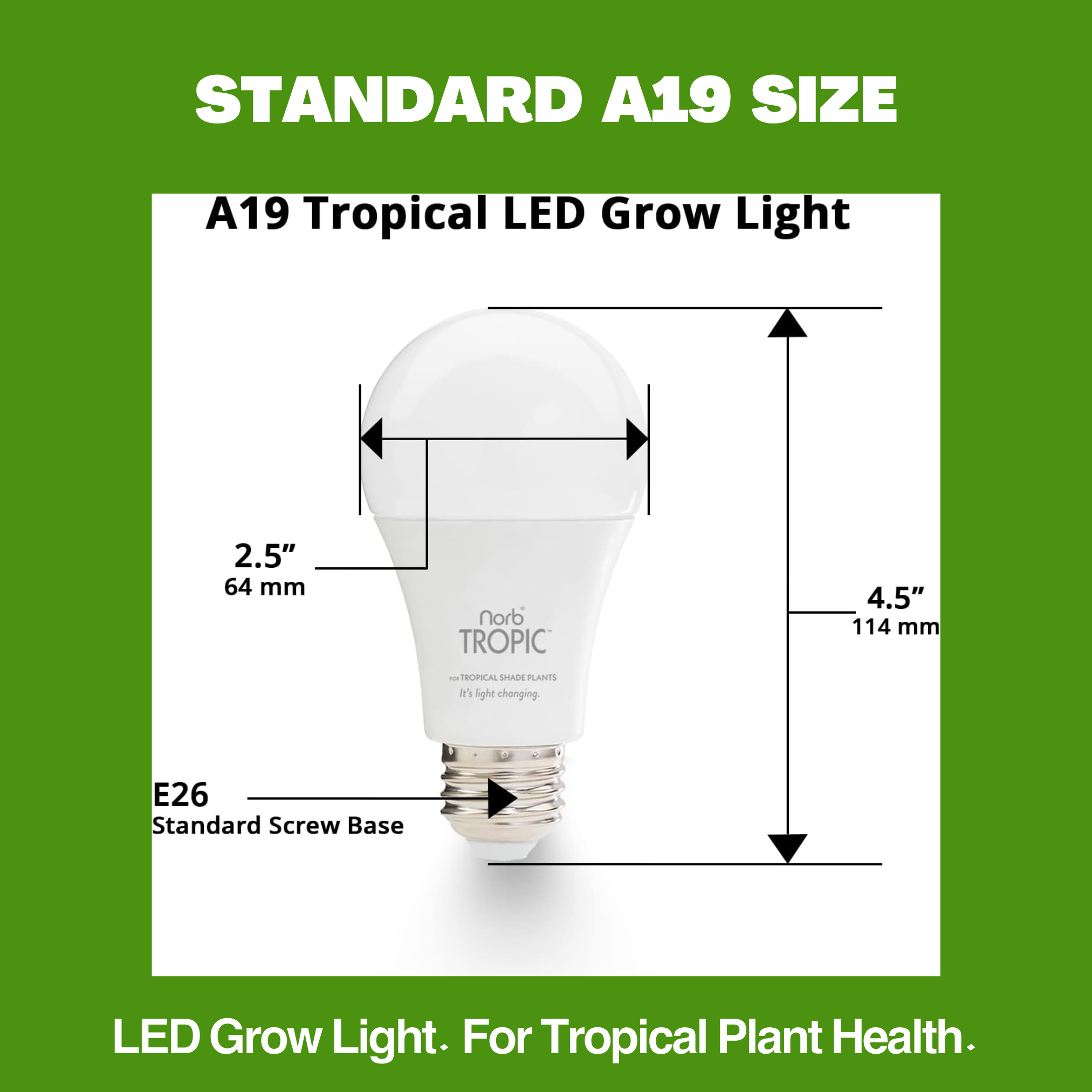 Tropical Soft Green Grow Light - Small Scale