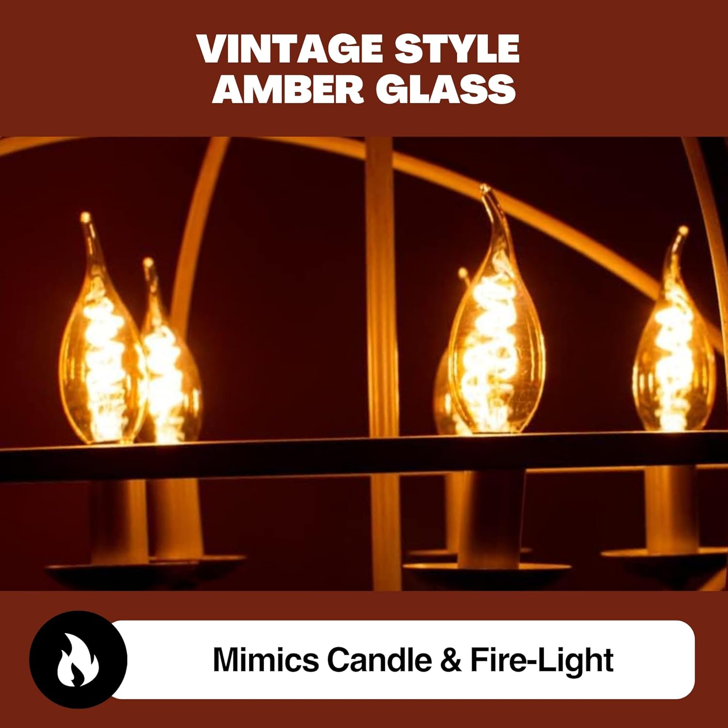 Cozy Candelabra Flame - 6-Pack