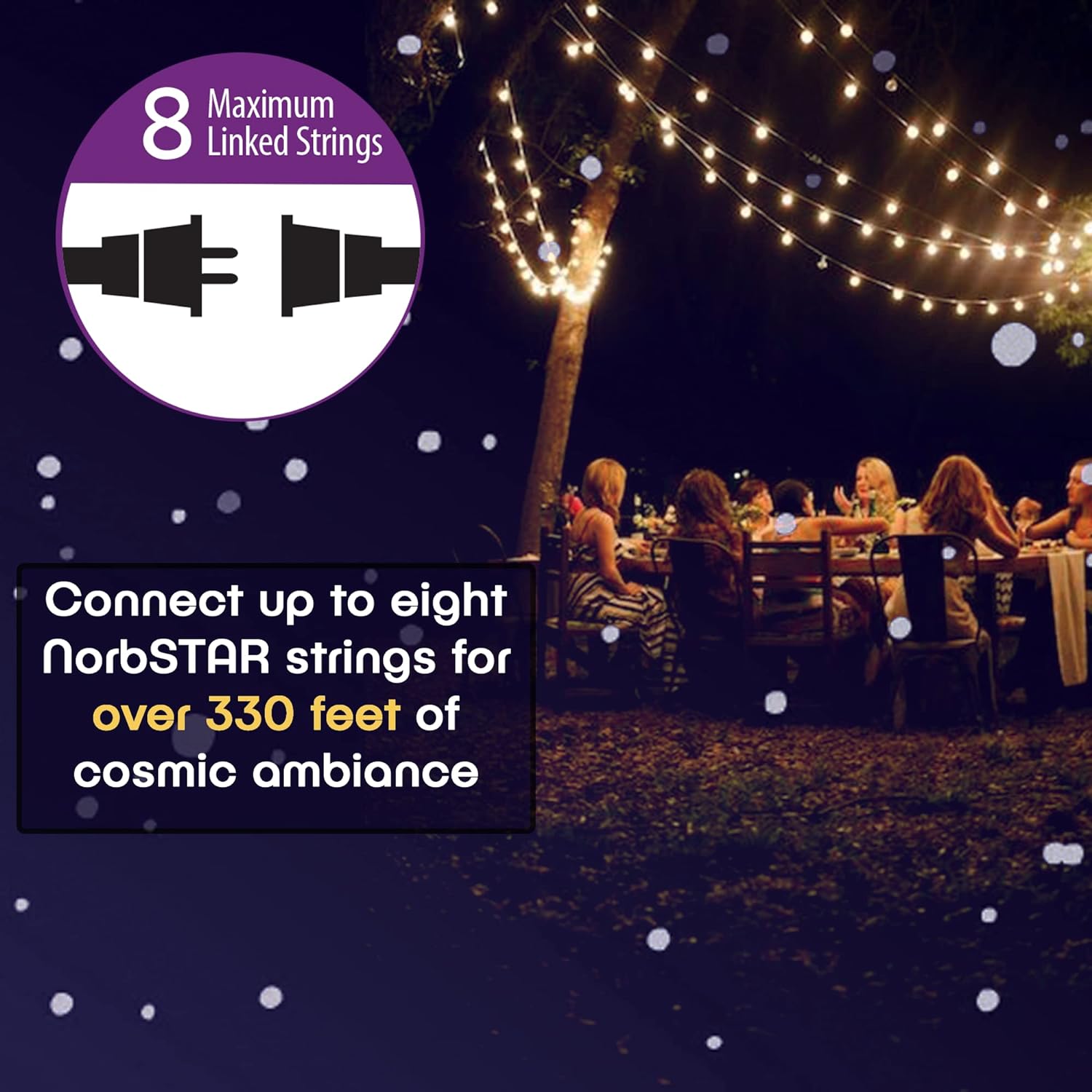 Star String Light - 42-Foot