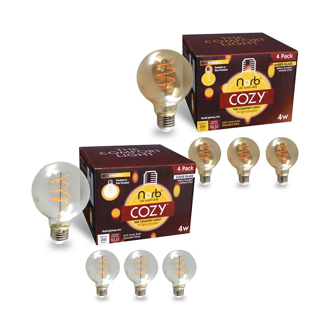 Cozy Medium Globe - 4-Pack