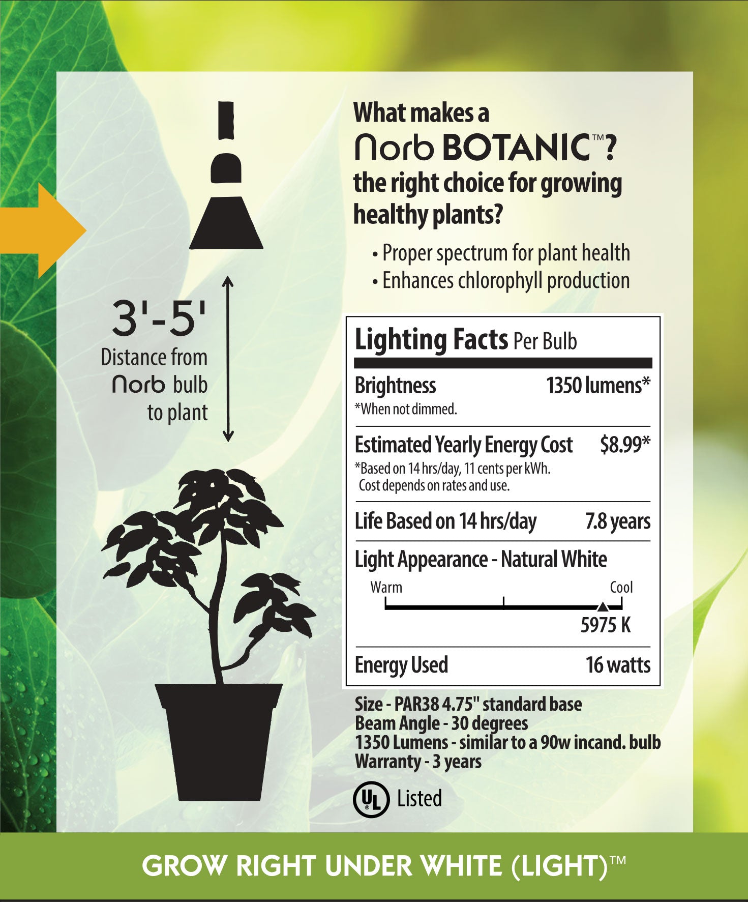 Botanic Grow Light - Architectural Grade