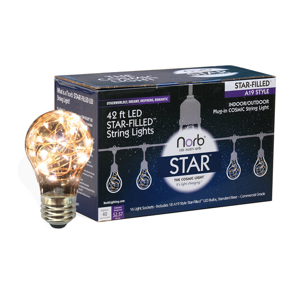 Star String Light - 42-Foot
