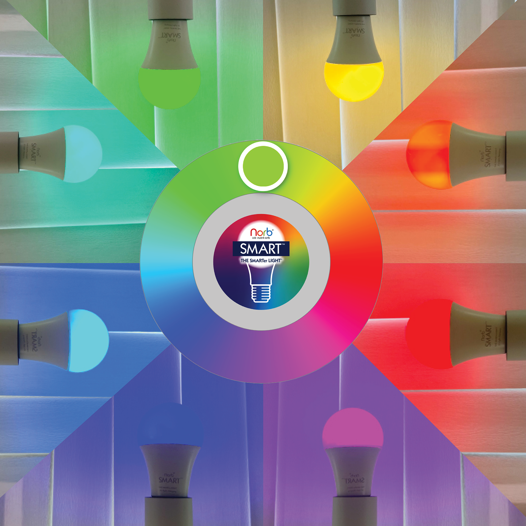 Norb Smart Color Changing App Controlled light bulb