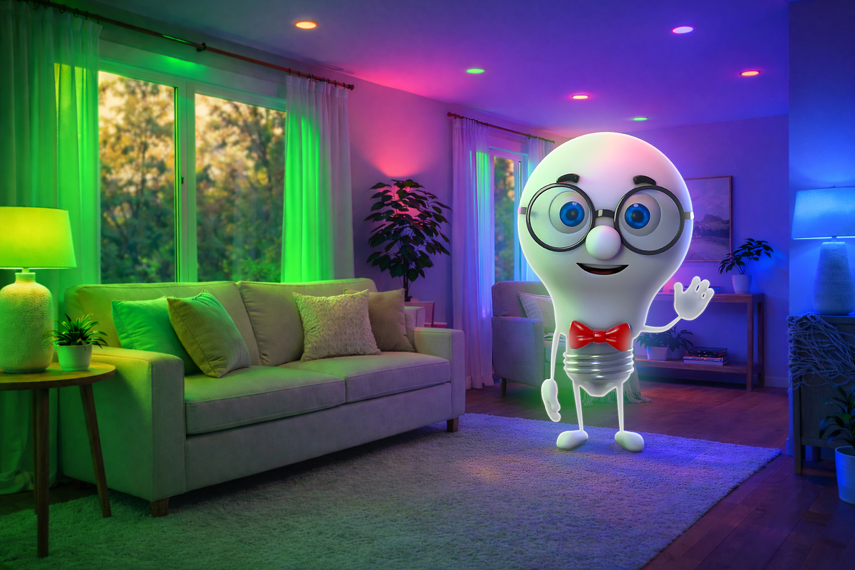 Norb smart light bulb, color changing