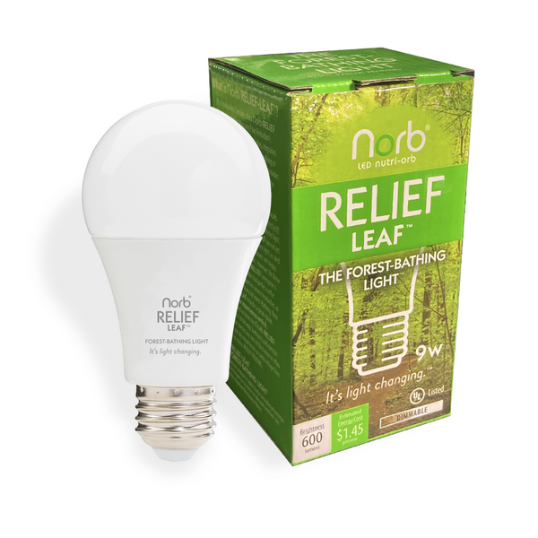 NorbRELIEF LEAF A19 Green Light Therapy