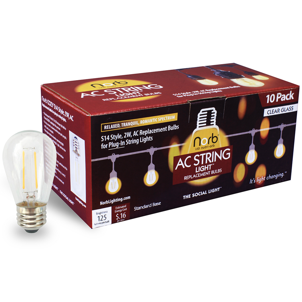 NorbSTRING 2W AC String Light Replacement Bulbs