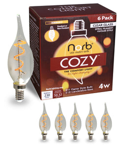 NorbCOZY Candelabra Flame (B11 Flame)