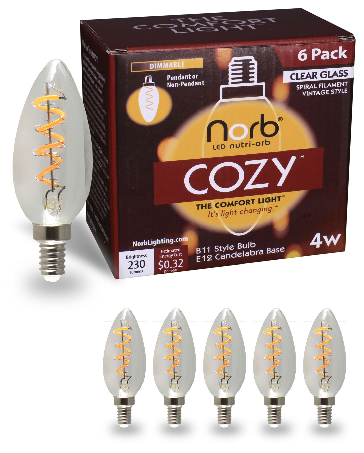 NorbCOZY Candelabra (B11)